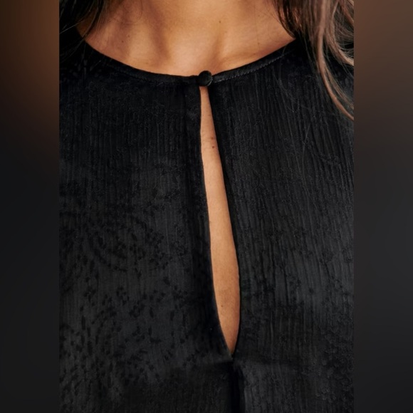 Sezane Ariette Long Sleeve A-Line Cocktail Dress in FR 42 - Picture 7 of 10